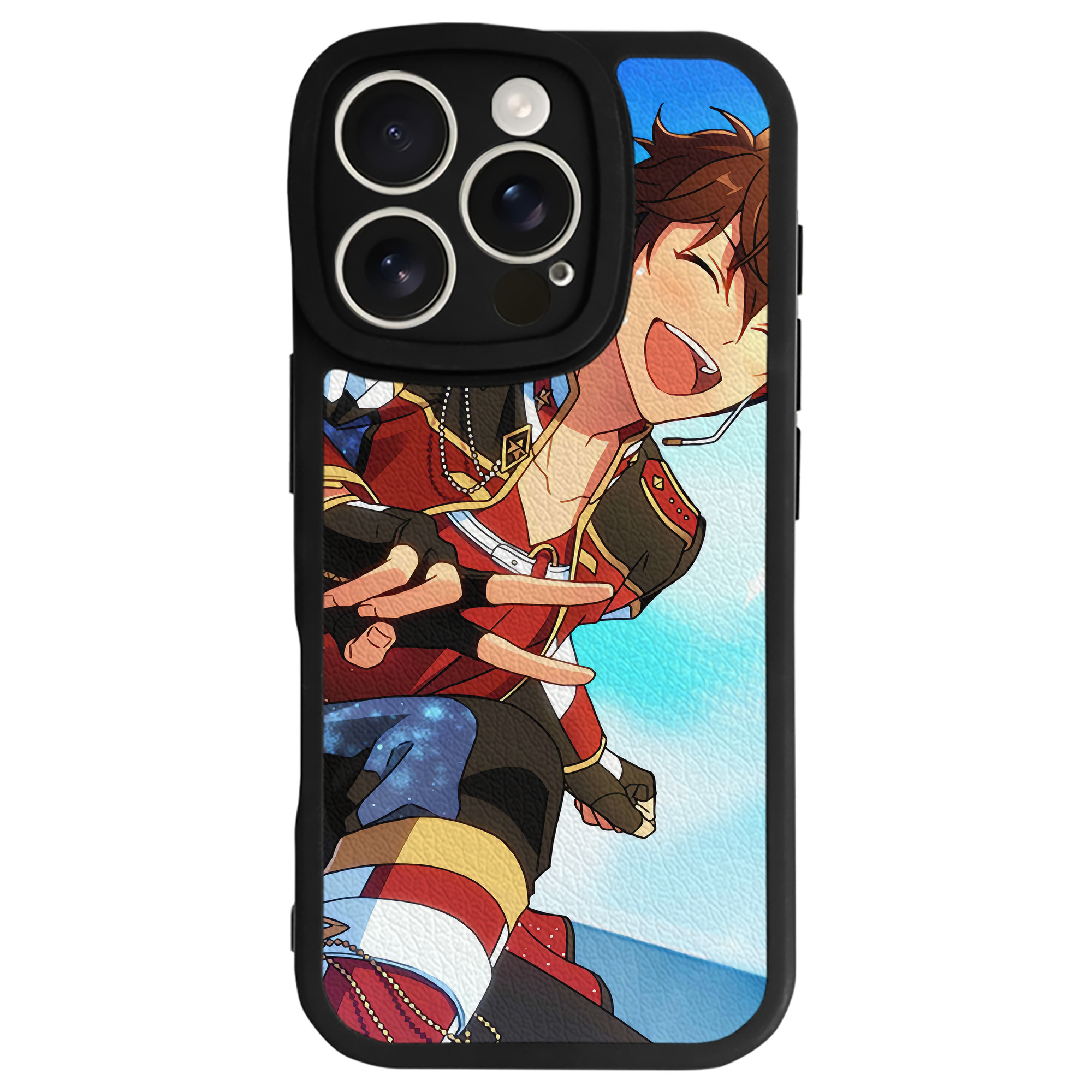 （画像用） あんさんぶるスターズ! Ensemble Stars 【iPhone 16シリーズ対応】シリコンスマホケース（レザー調） 材質：シリコン